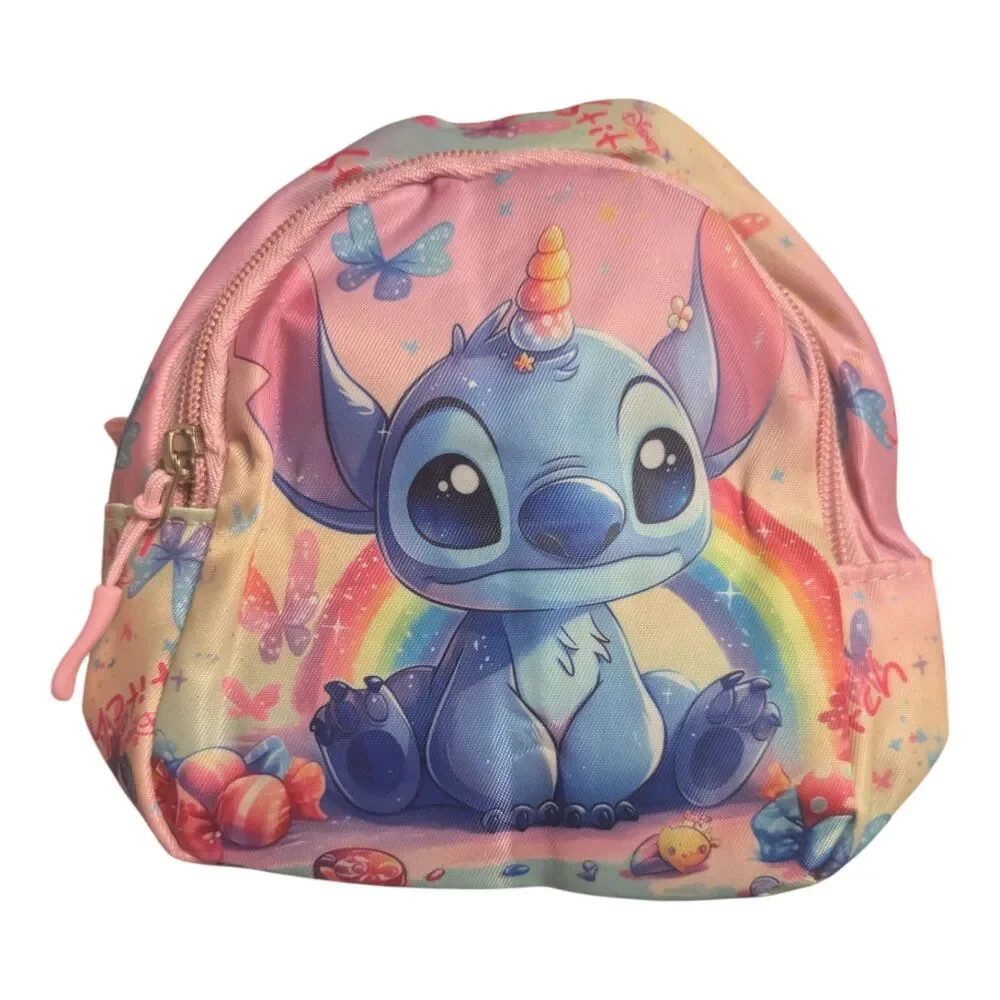 Disney Stitch Kids Crossbody Bag – Cute Mini Shoulder Purse Pink